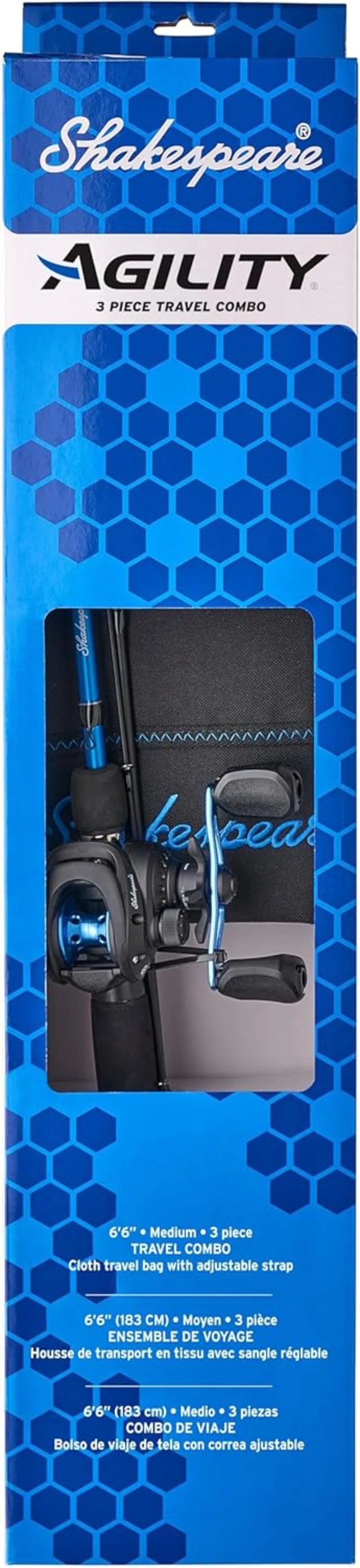 Agility Low Profile Baitcast Rod and Reel Combo System