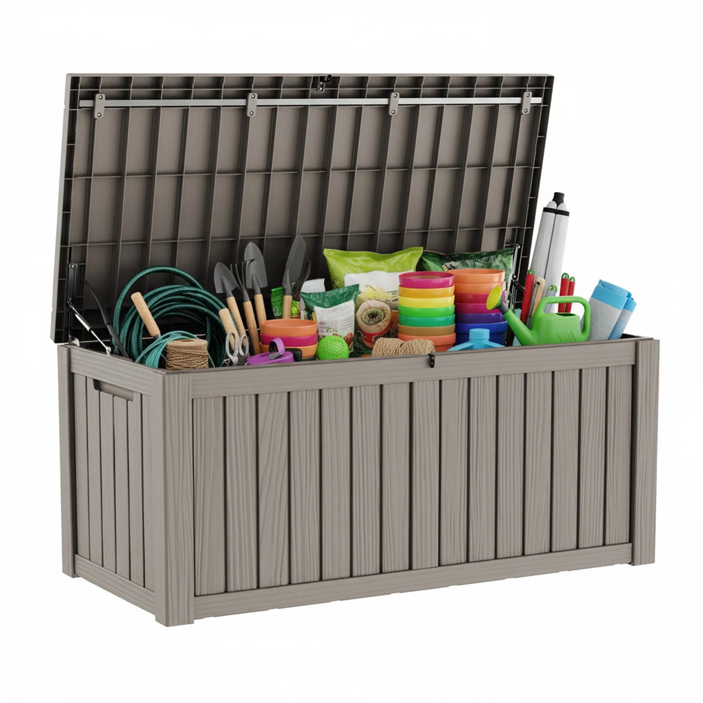 Outdoor Deck Box Lockable Weatherproof Storage For Garden Tools