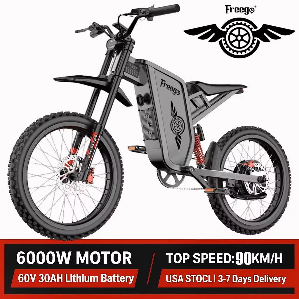 Freego X2 Pro 6000W Off Road Electric Motorcycle For Adults