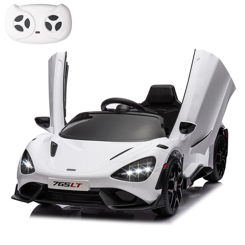 Mukidy 12V Licensed McLaren 765LT Ride on Toy for Kids