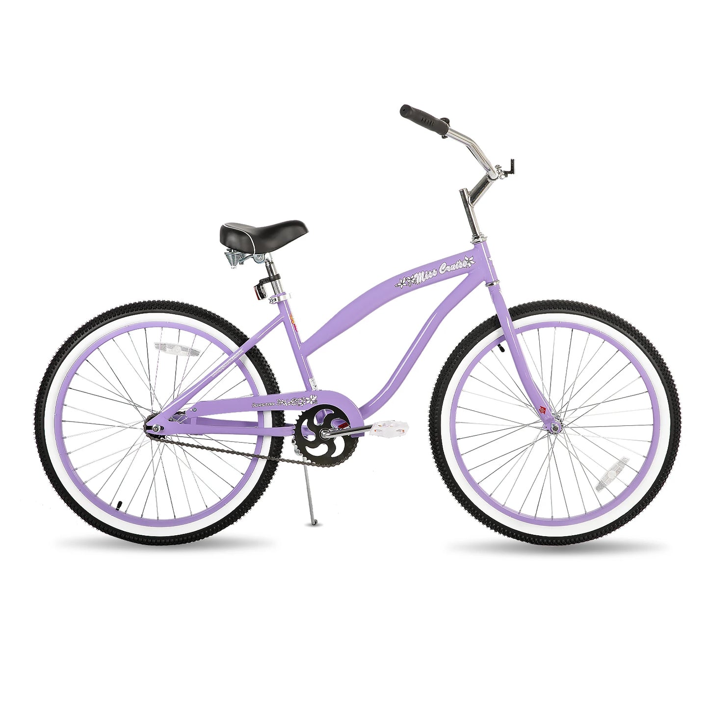 Joystar Beach Cruiser Bike Single Speed With Coaster Brake Steel Frame