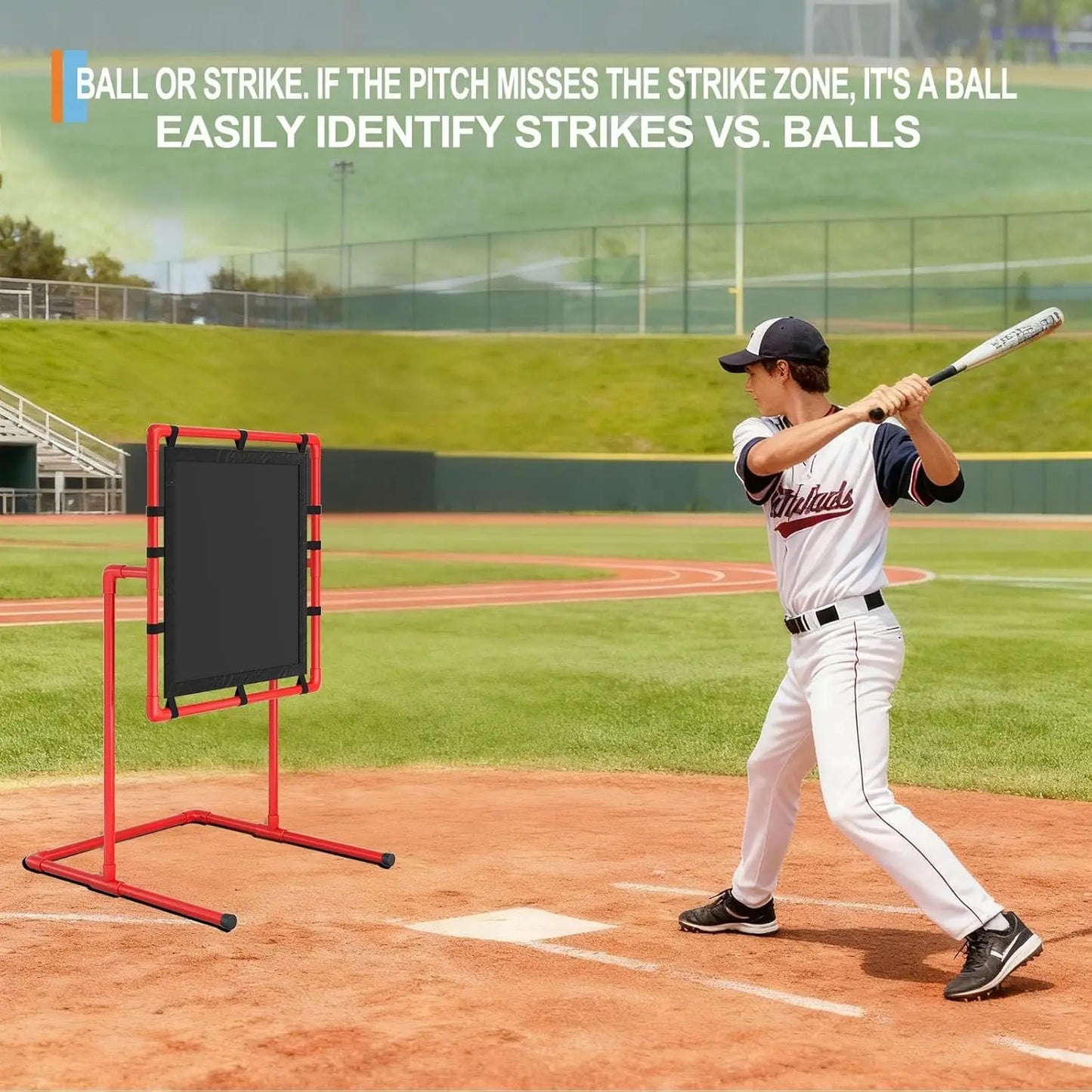 HiMISS Baseball Strike Zone Training Target for Plastic Balls