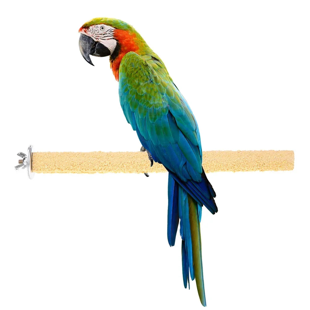Shunmaii Colorful Beak Grinding Stick Parrot Toy Eco Friendly Reusable