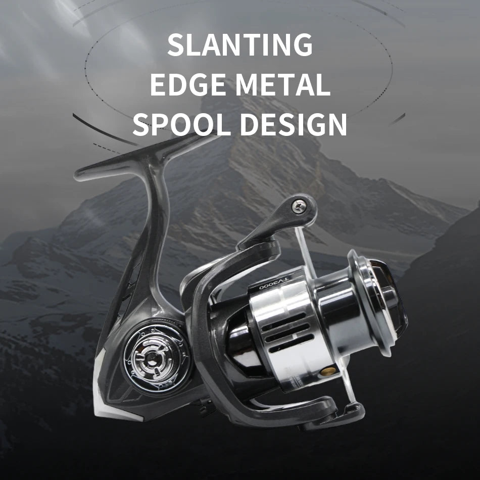 Rooblinos TV 1500 2500 Series Spinning Fishing Reel Gear Ratio 5 To 1