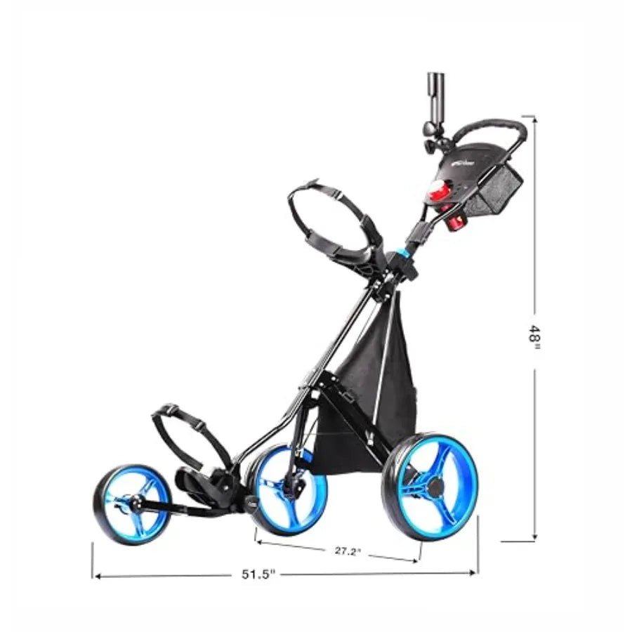 Yao Hui Huang Cruiser 3 Wheel Golf Push Cart Stabilizers