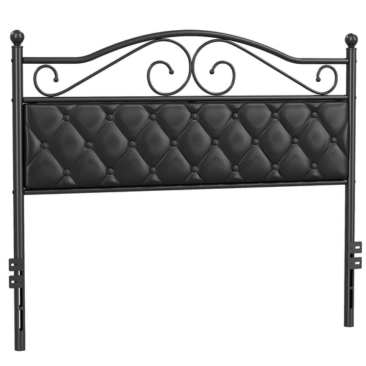 MERRONIX Upholstered Headboard for Bed Frames with Retro Style