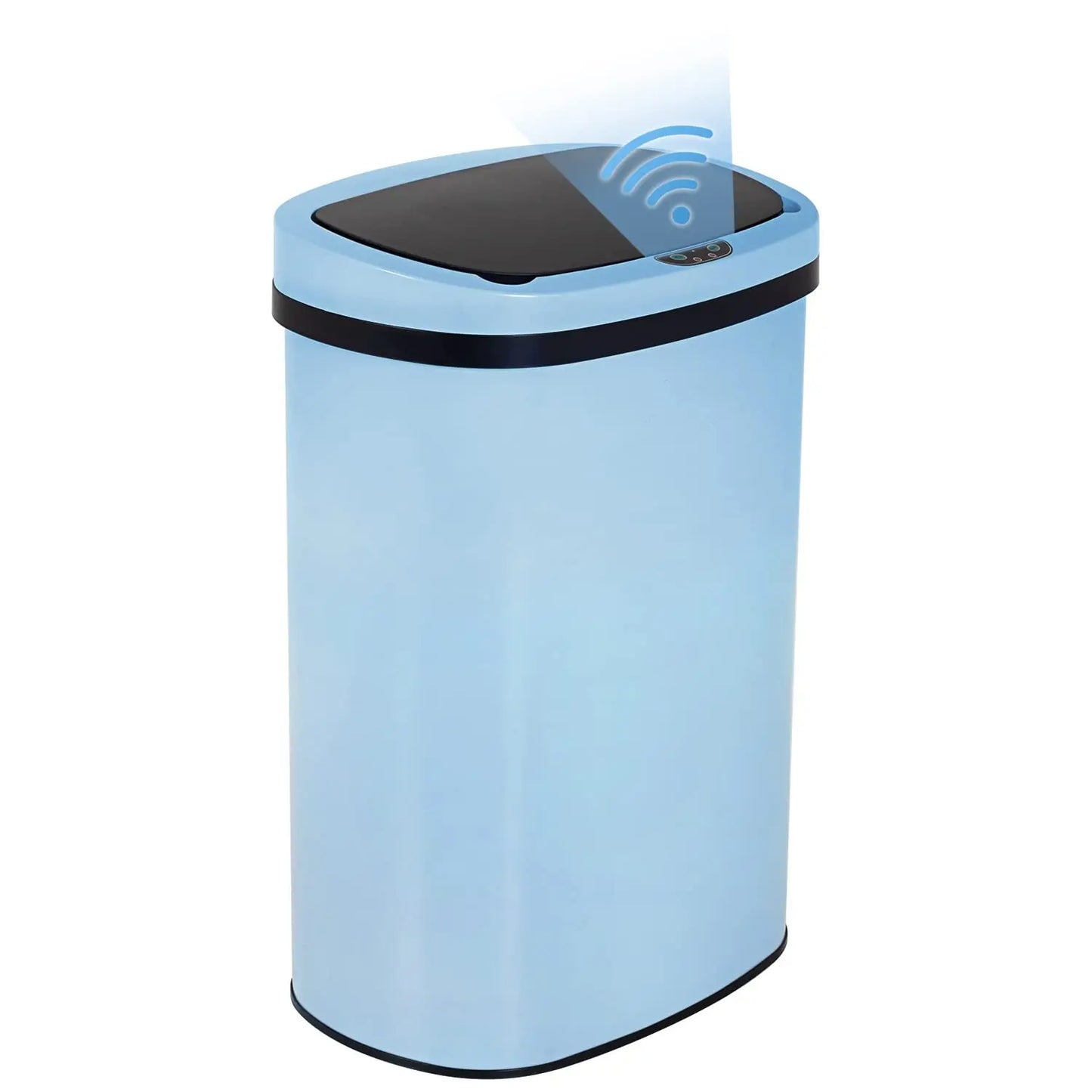 Automatic Touchless Stainless Steel Trash Can With Odor Control Lid