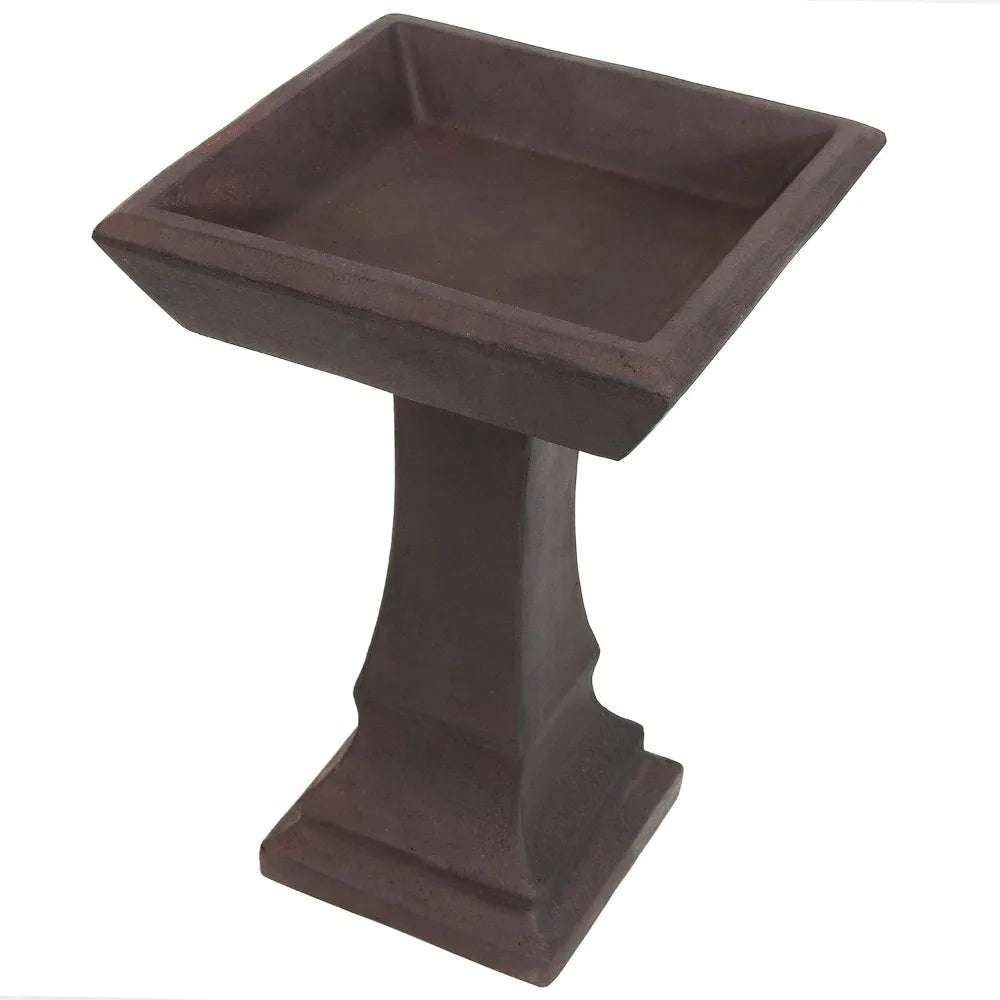 Concrete Bird Bath For Outdoors Glass Fiber Reinforced Construction