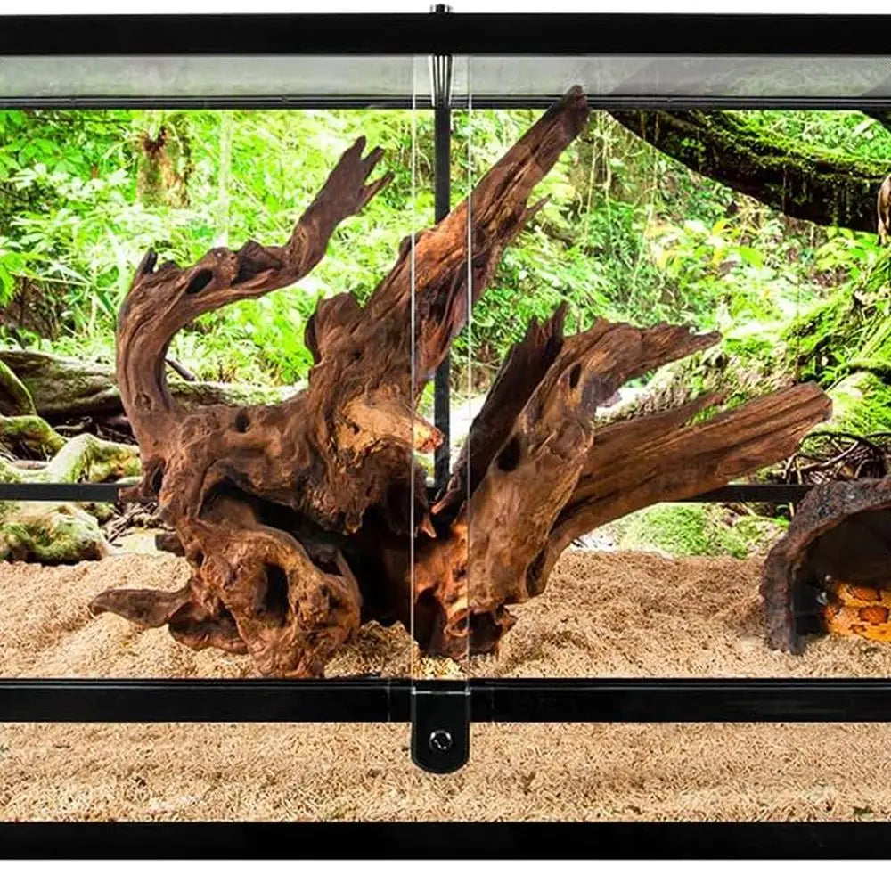 Tempered Glass Terrarium Habitat For Reptiles And Amphibians