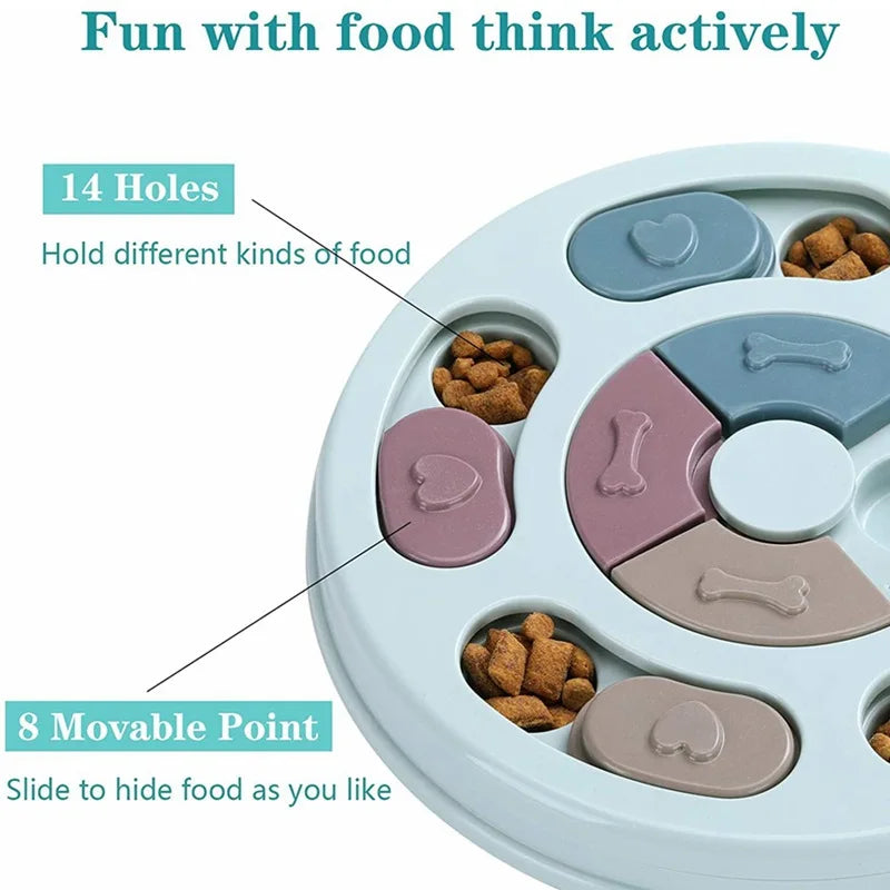Dog Slow Feeder Toy For Training And Educational Stimulation