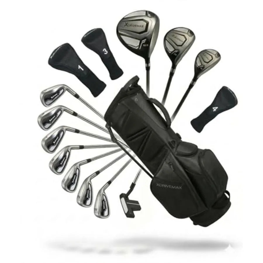 Golf Club Set For Beginners With Putter Stand Bag Right Handed