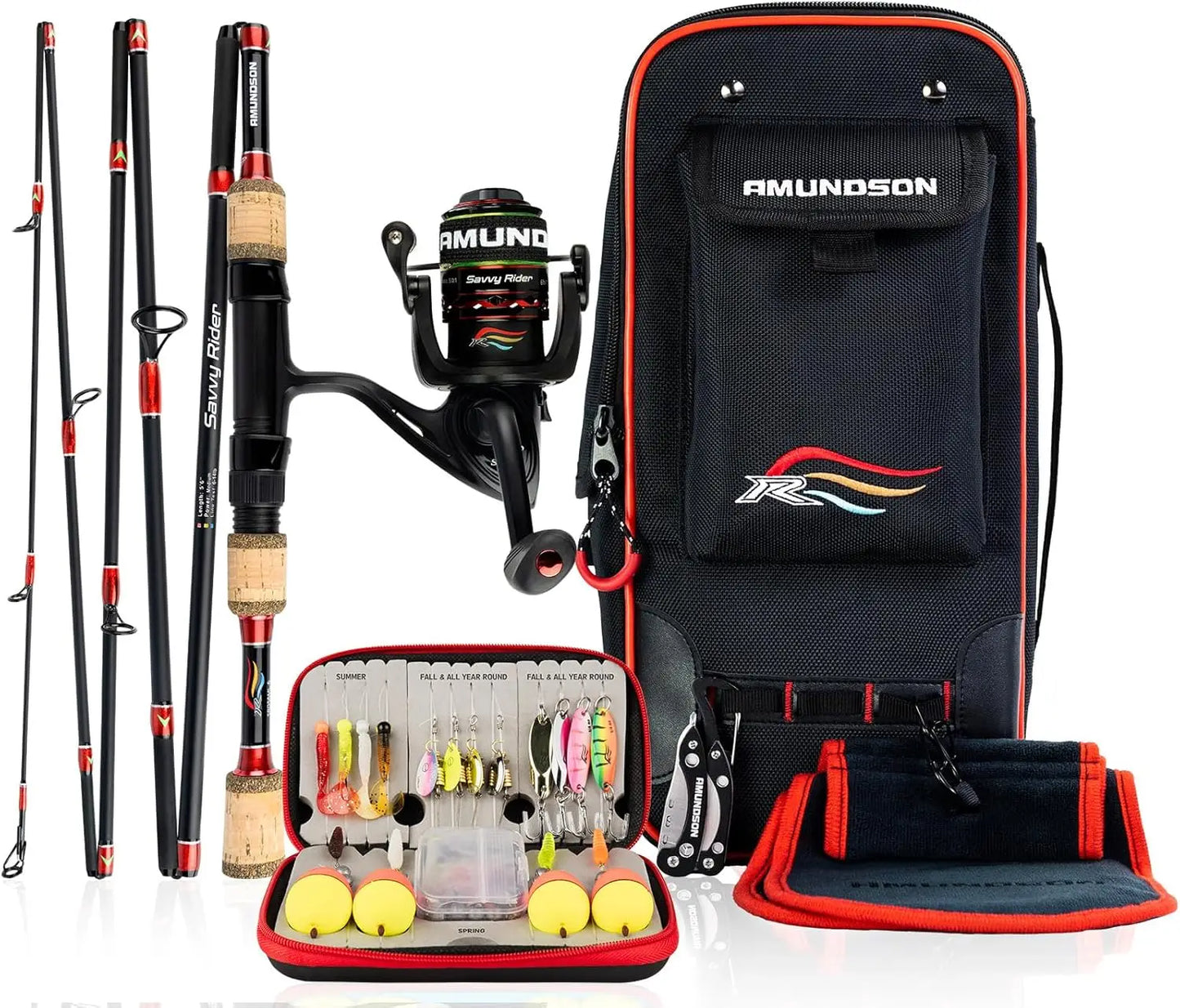 Automatic Quick Setup Fishing Combo With Durable Rod And Lures
