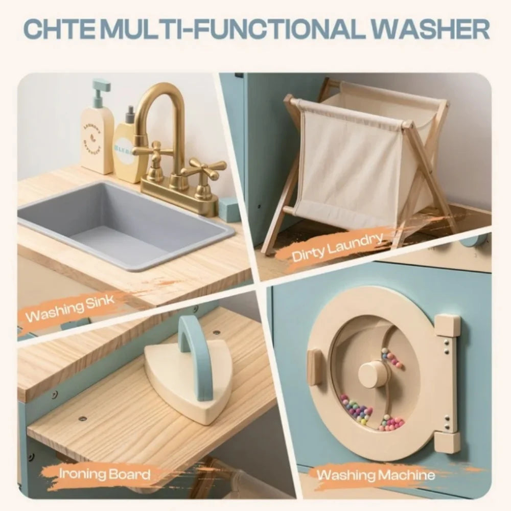 Rolife Robud Kitchen Washer Playset For Kids Ages 3 Up
