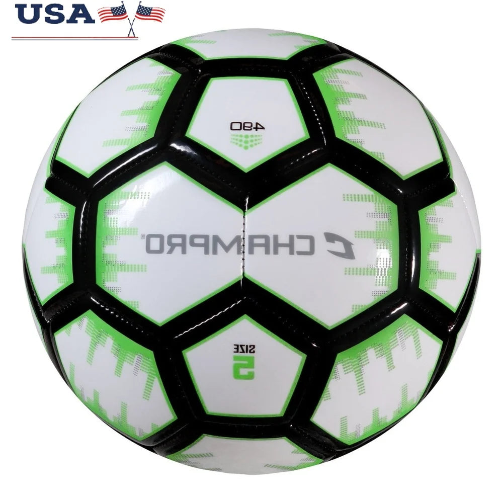 Renegade Soccer Ball Durable PVC Synthetic Leather AirLock Bladder