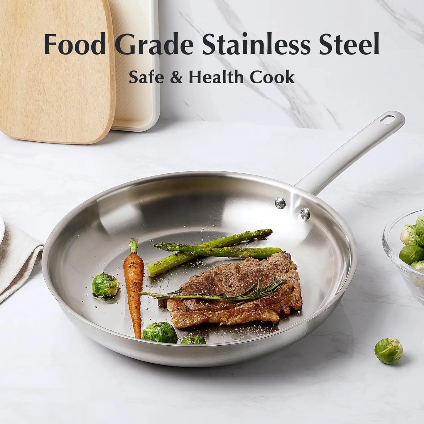Koch Systeme CS All Stoves Compatible Stainless Steel Cookware Set