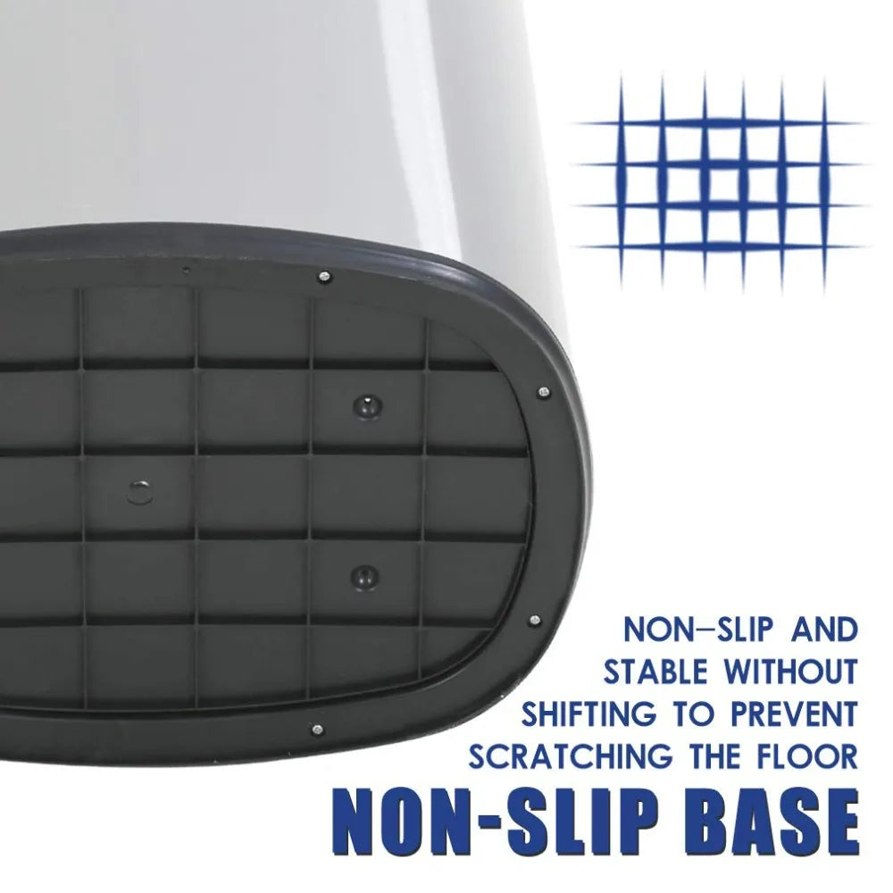 Automatic Touchless Stainless Steel Trash Can With Odor Control Lid