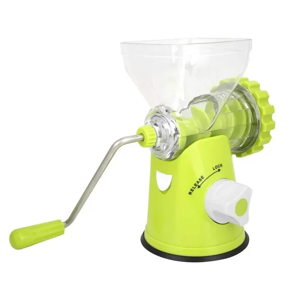 Manual Meat Grinder Hand Crank With Suction Base For Kitchen