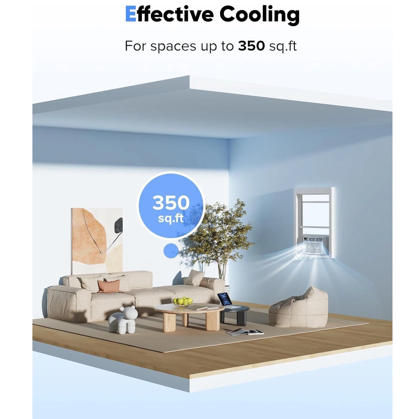 Acekool 3 In 1 Window Air Conditioner With WiFi Efficient