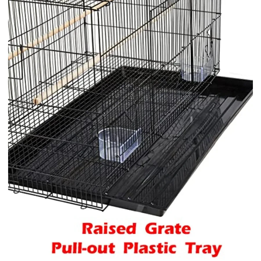 Breeding Bird Carrier Cage Parakeet Canary Finches Portable