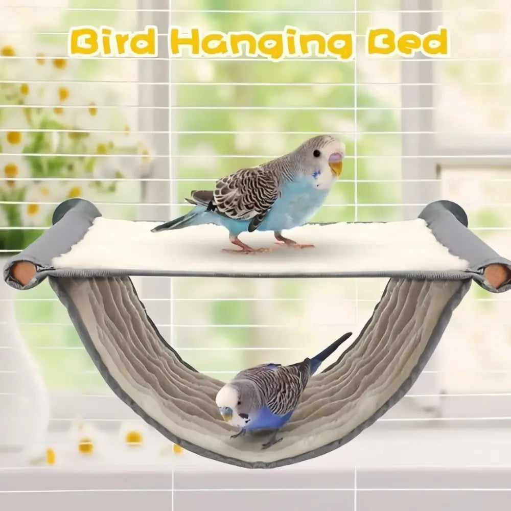 NONECN Fleece Bird Hanging Hammock For Small Pets