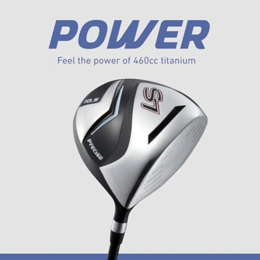 Golf Club Set For Men 18 Piece Putter Titanium Driver
