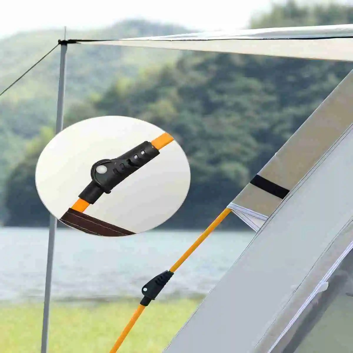 Pakicetus Outdoor Shelter Sunshade Camping Tent With Dual Doors