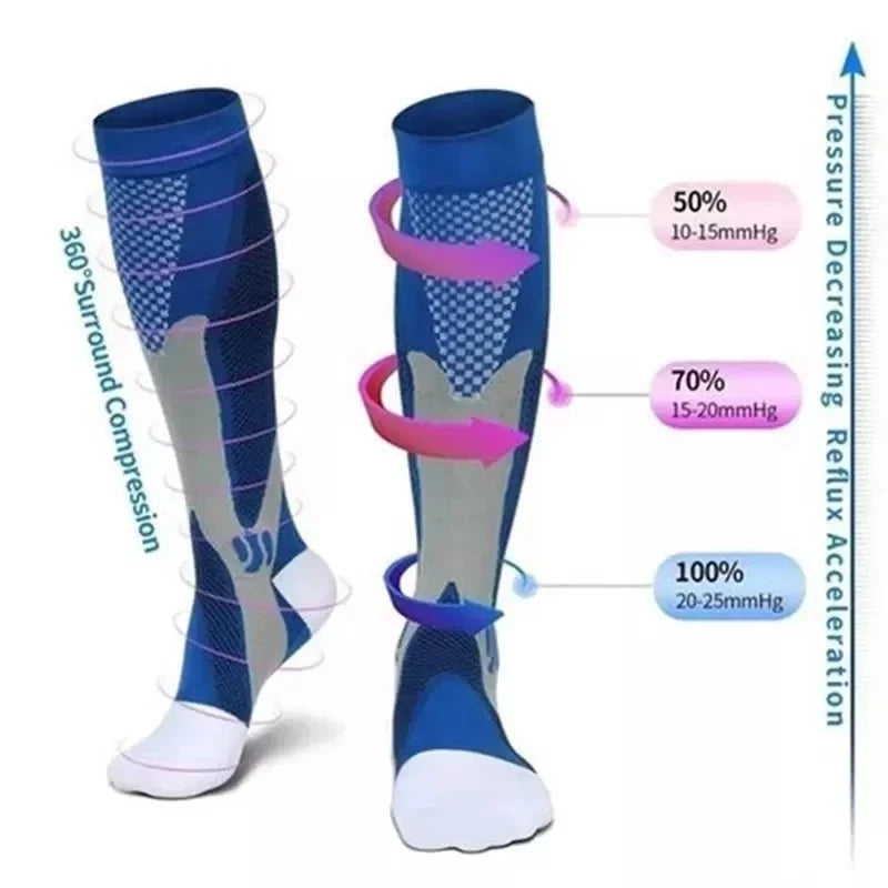 NONECN Compression Socks Football 20 30 MmHg For Men Women