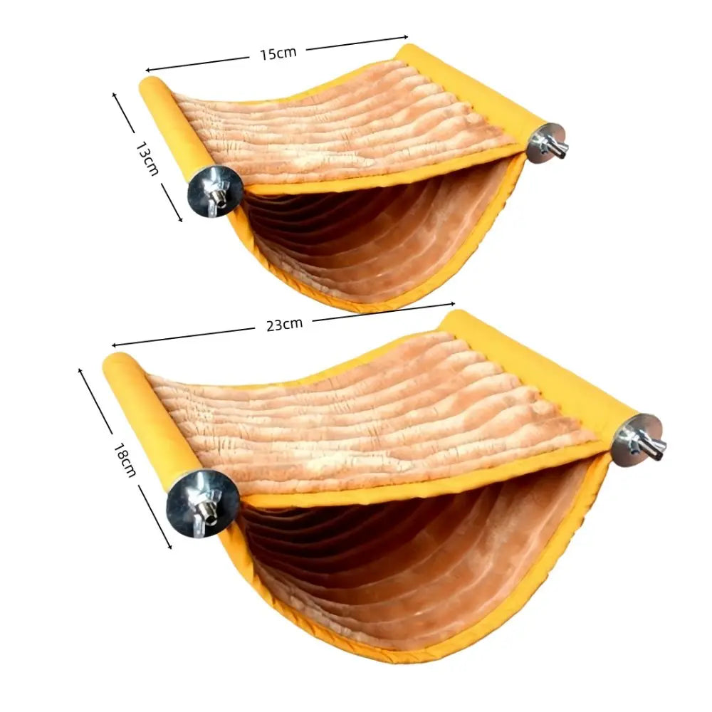 NONECN Fleece Bird Hanging Hammock For Small Pets