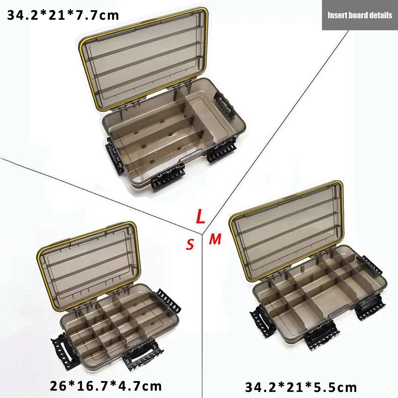 Waterproof Fishing Tackle Box For Lures And Bait Storage