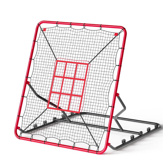 HiMISS Baseball Rebounder Net With 5 Adjustable Angles