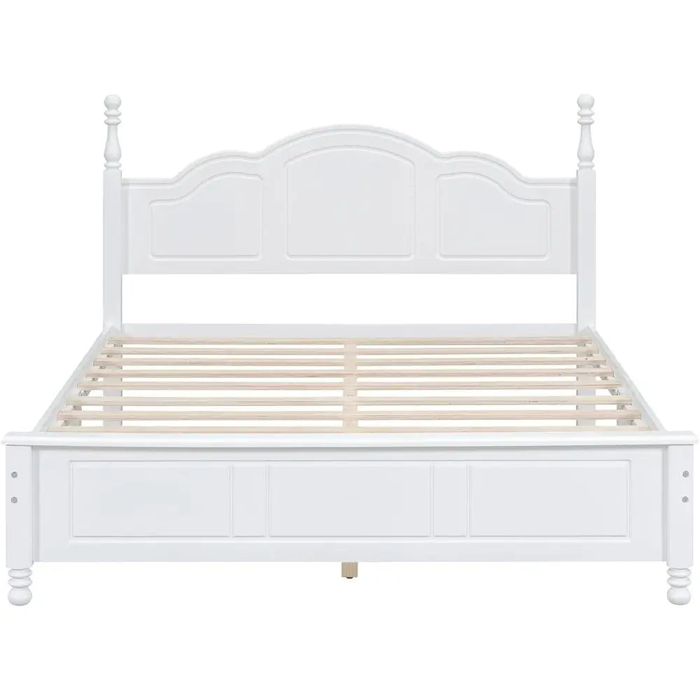 3-Piece Bedroom Set With Platform Bed And Two Nightstands