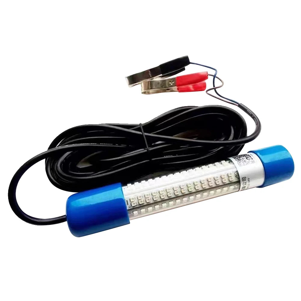 Deemount Submersible Fishing Light 50W Waterproof Bait Finder Lamp 12-24V
