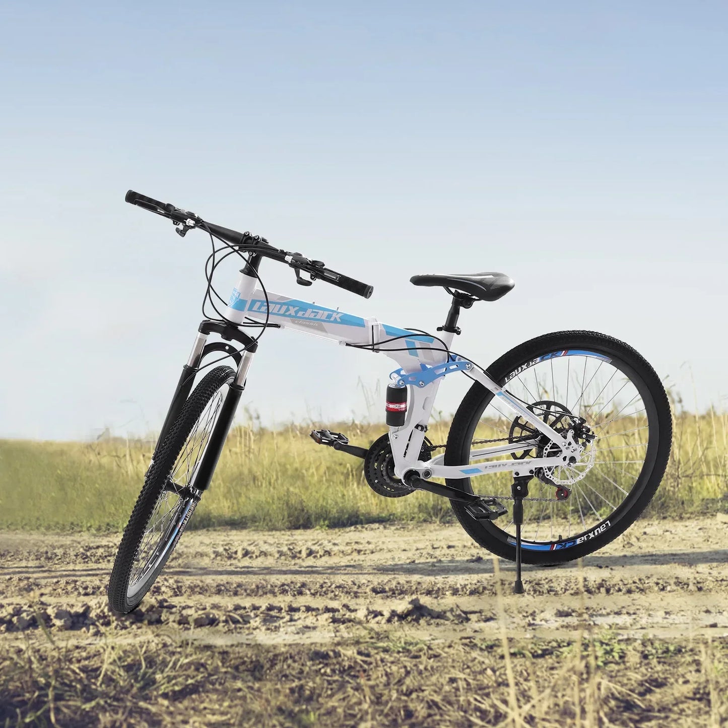 Foldable Mountain Bike For Men 21 Speed With Disc Brakes