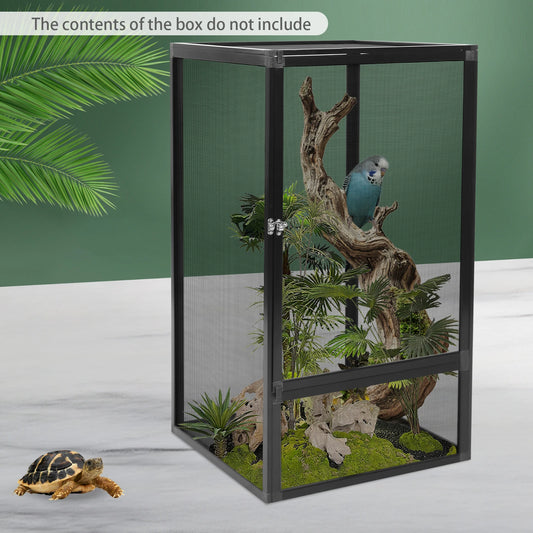 Bymaocar Micro Habitat Terrarium Enclosure Reptile Feeding Box