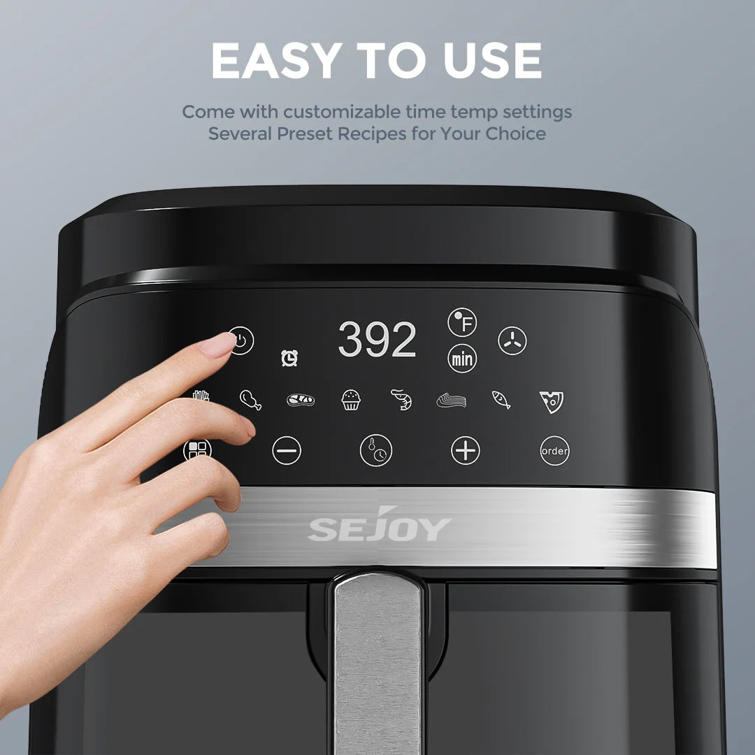 Sejoy 8 In 1 Air Fryer Oven Oilless Cooker