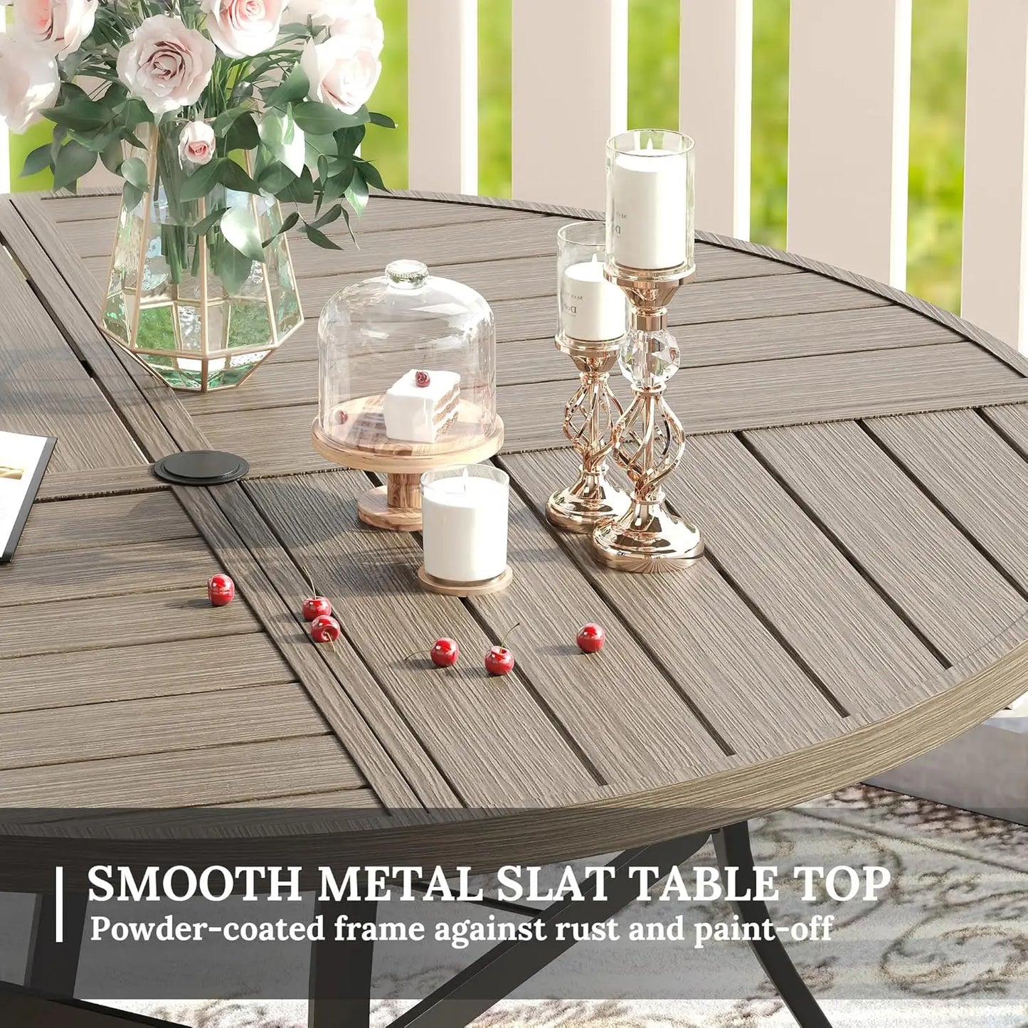 Five Piece Patio Dining Set For Four With Outdoor Table