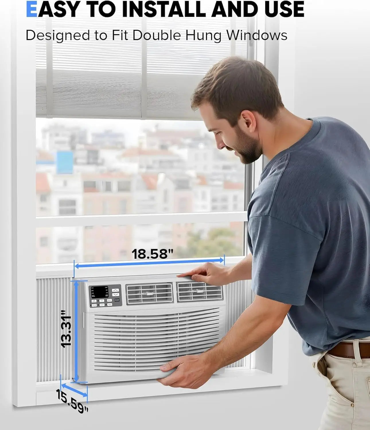 Acekool 3 In 1 Window Air Conditioner With WiFi Efficient