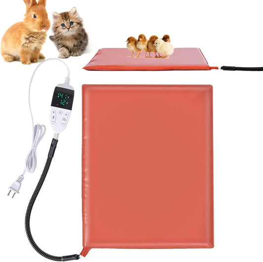 XMSJ Small Animal Heating Pad Waterproof Mat With Adjustable Temperature