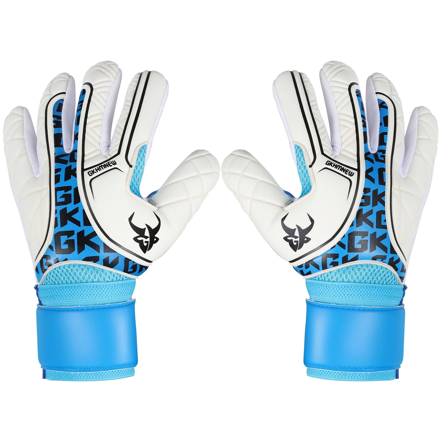 GKHMNEW Soccer Goalkeeper Gloves For Kids And Adults With Grips
