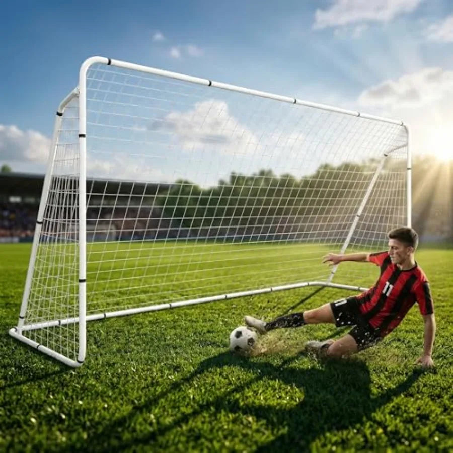SHXI Portable Soccer Goal Net With Steel Frame For Backyard Training