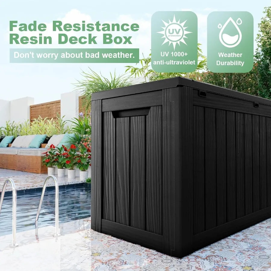 Deck Box Outdoor Storage for Patio Cushions and Tools