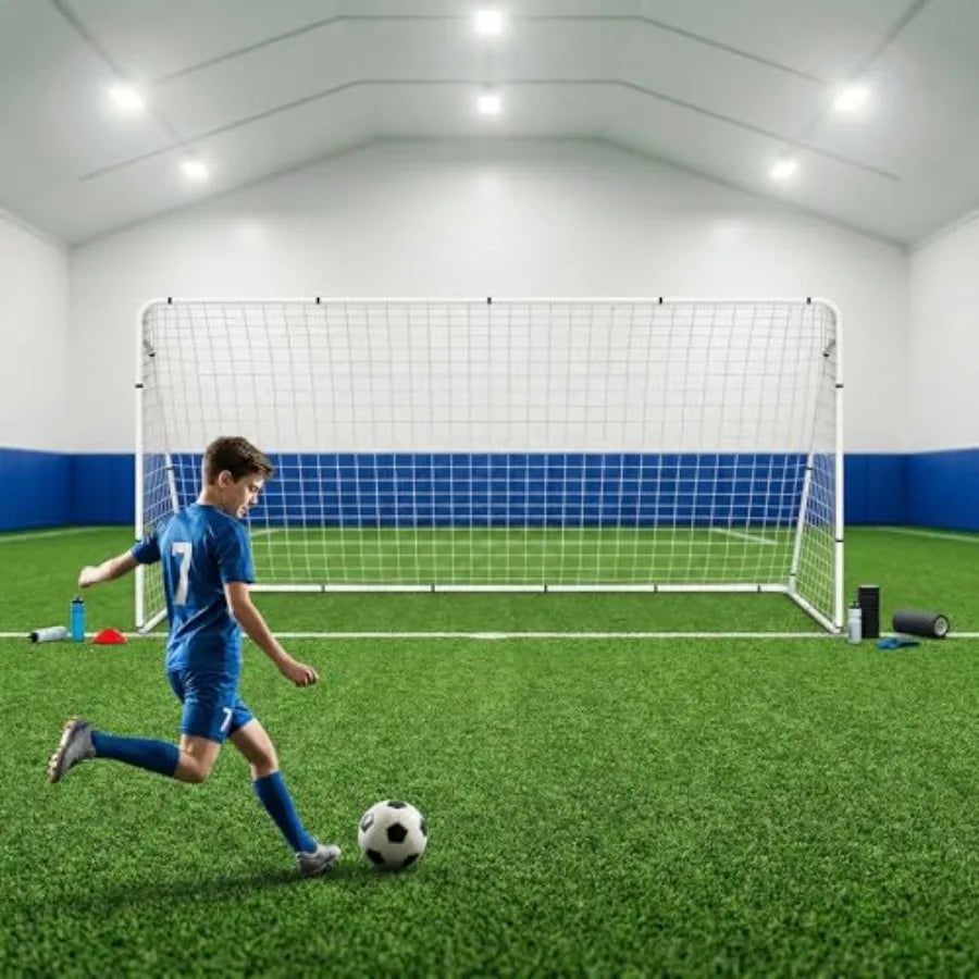 SHXI Portable Soccer Goal Net With Steel Frame For Backyard Training
