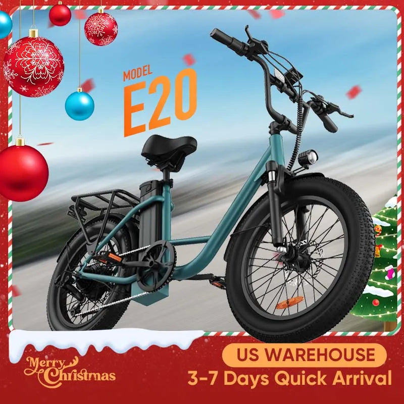 URLIFE 1000W E20 Electric Bike Removable 48V 13Ah Battery