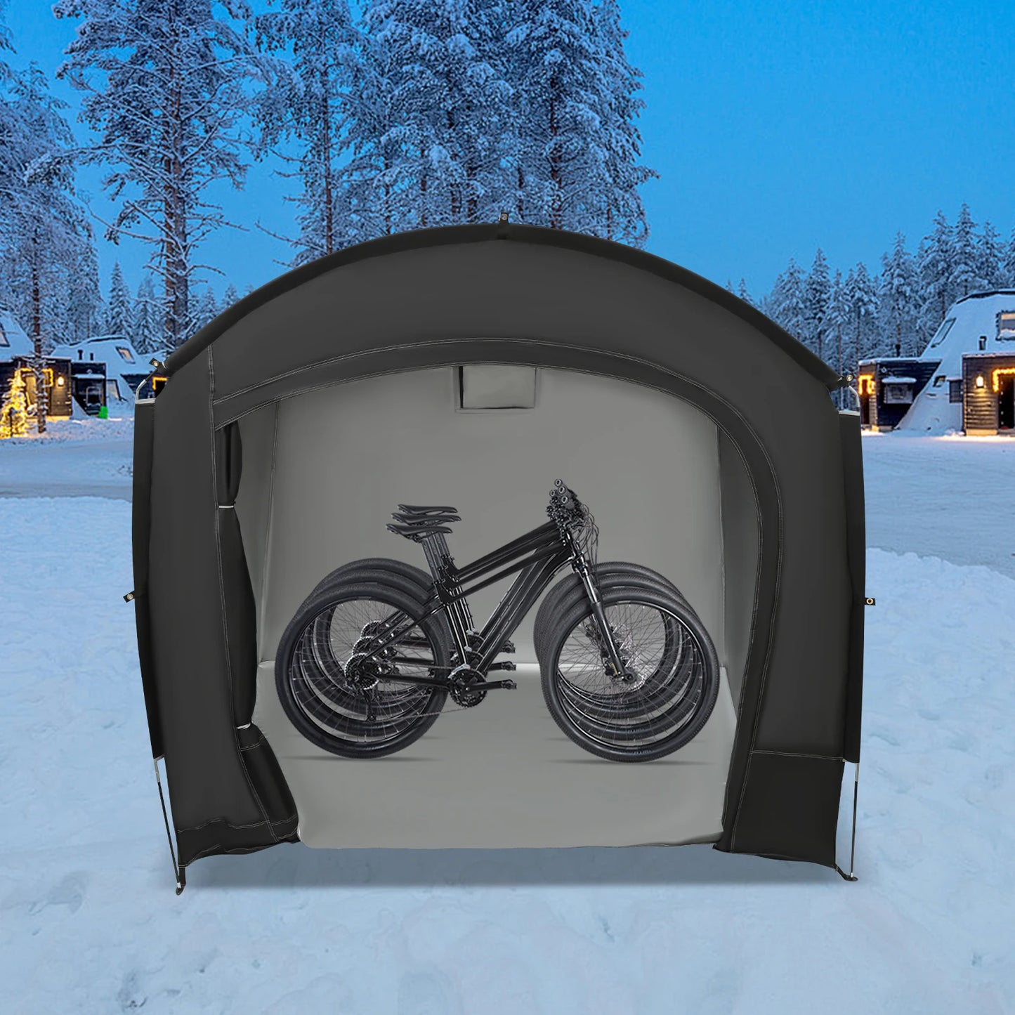 Bike Storage Shed for 1-4 Bikes Portable Waterproof Shelter Tent