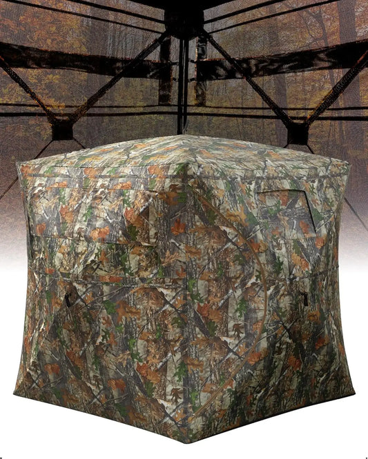 TWISTER.CKH Outdoor Hunting Pop Up Ground Blind With Windows
