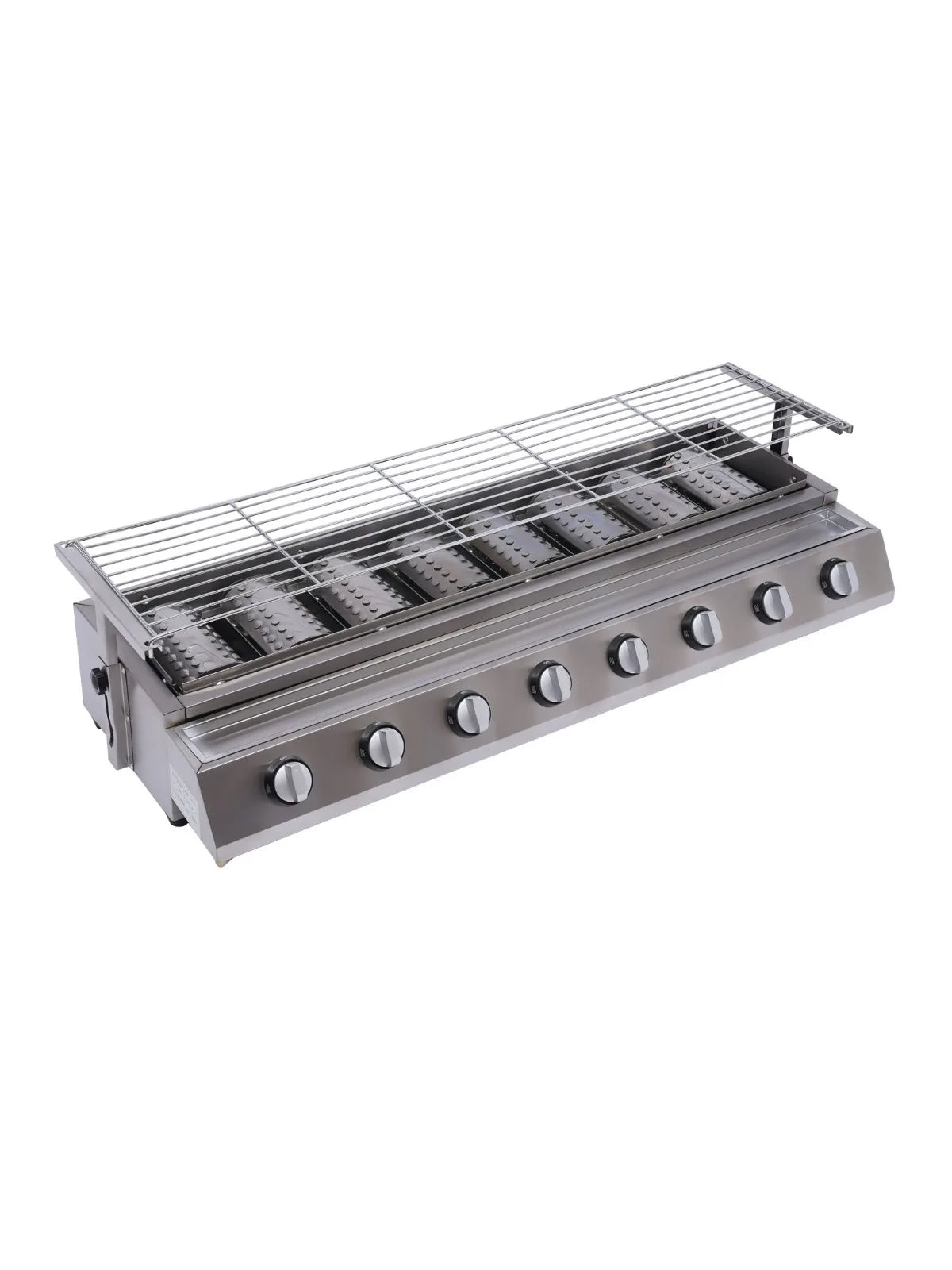 Outdoor 8 Burner Gas Grill Tabletop Stainless Steel For Camping