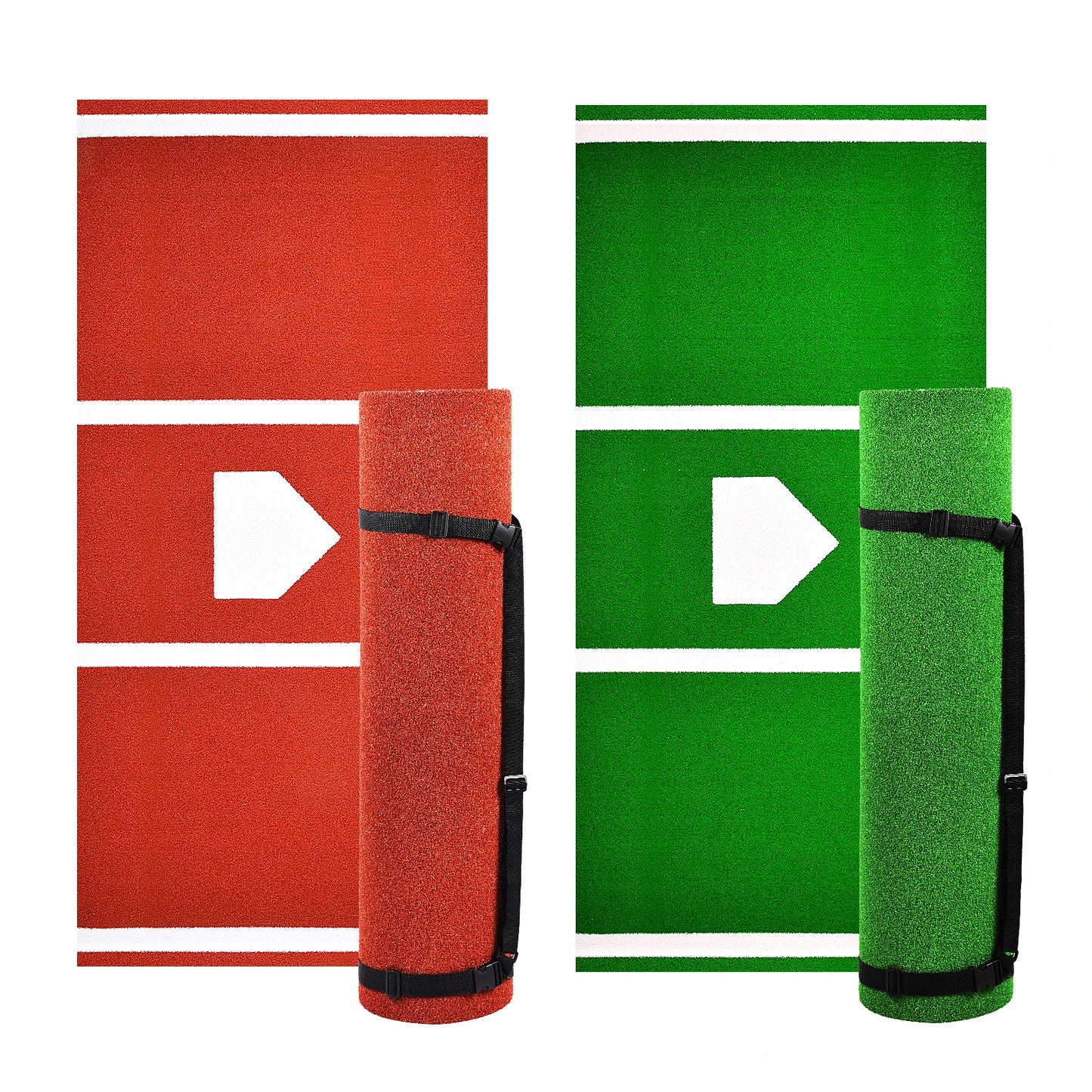 Turf Baseball Batting Mat for Hitting Cage Practice