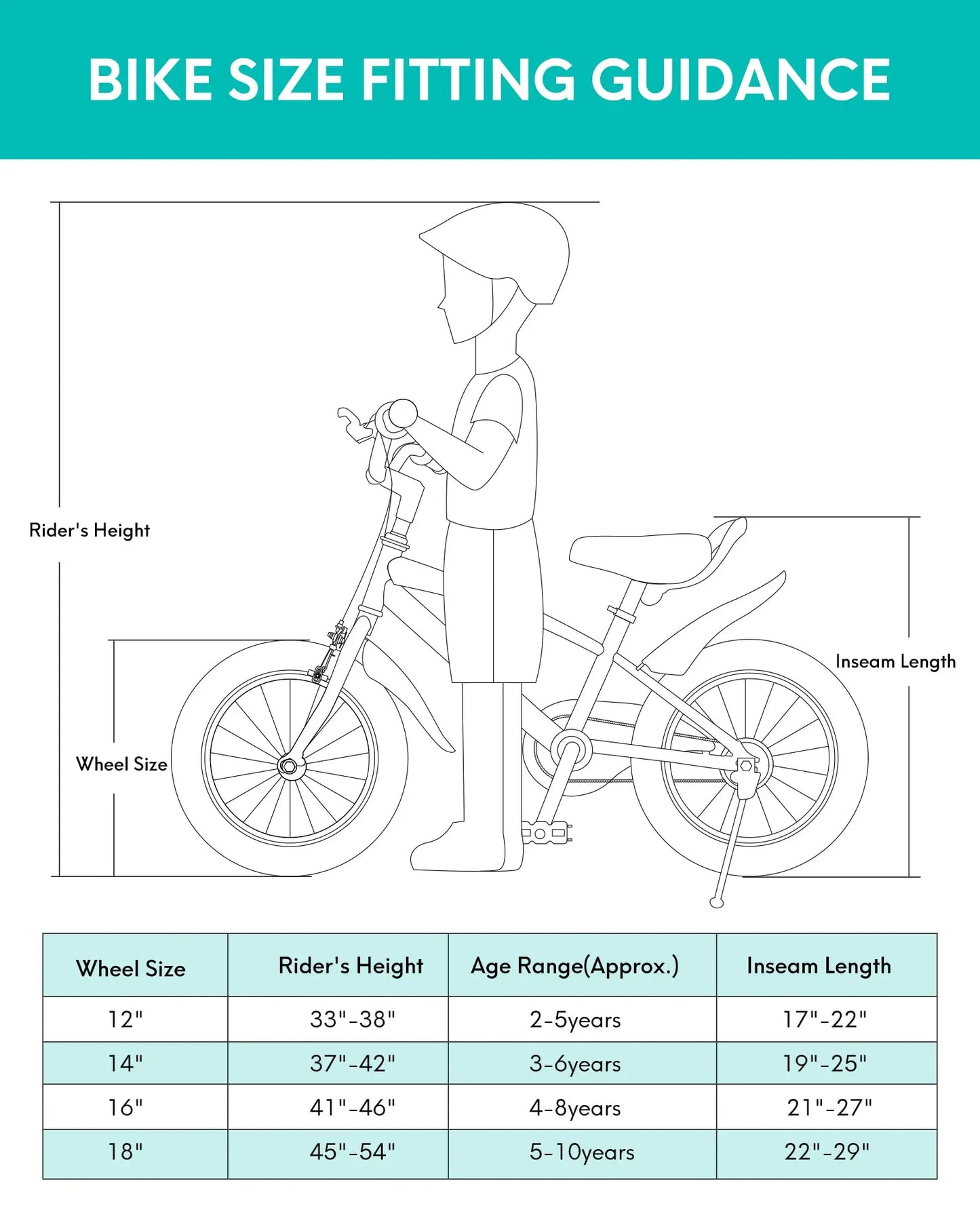 Kids Bike With Training Wheels Dual Handbrake Adjustable Handlebar Kickstand