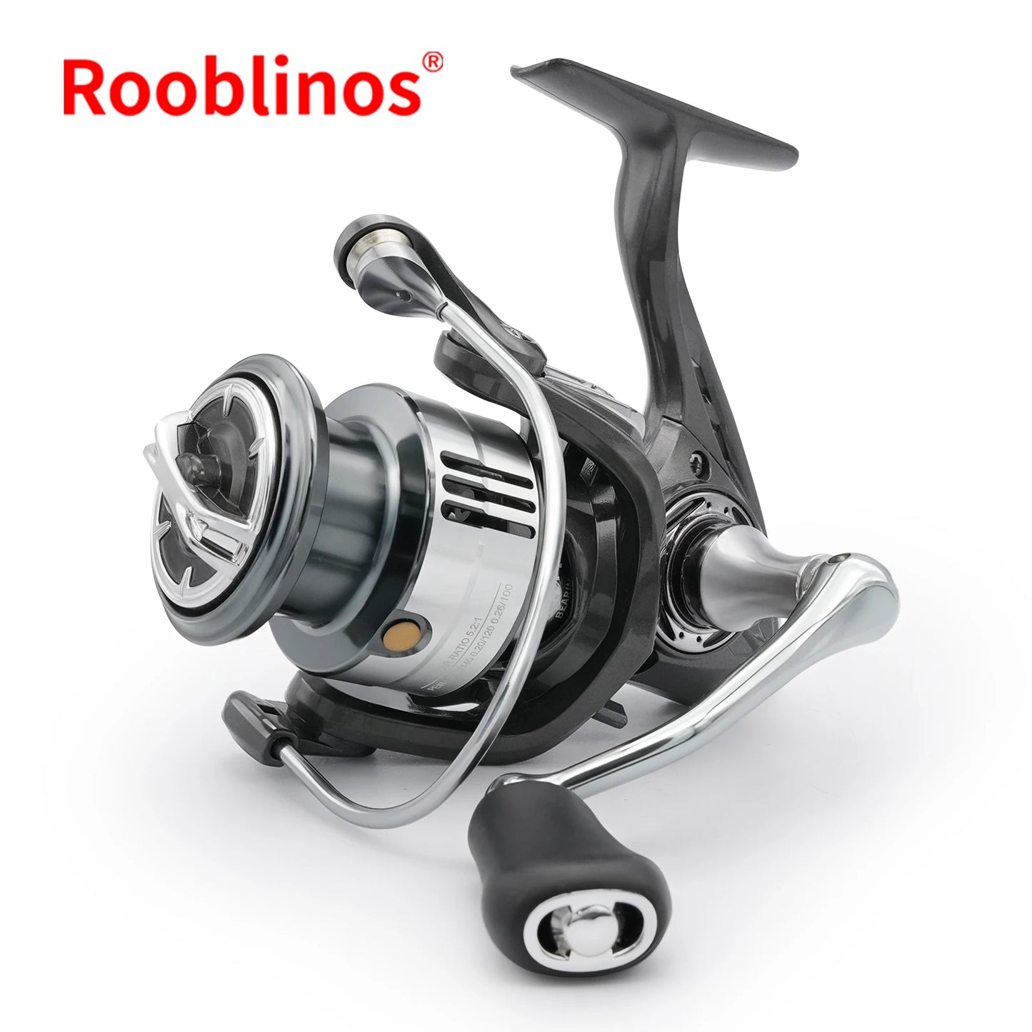 Rooblinos TV 1500 2500 Series Spinning Fishing Reel Gear Ratio 5 To 1