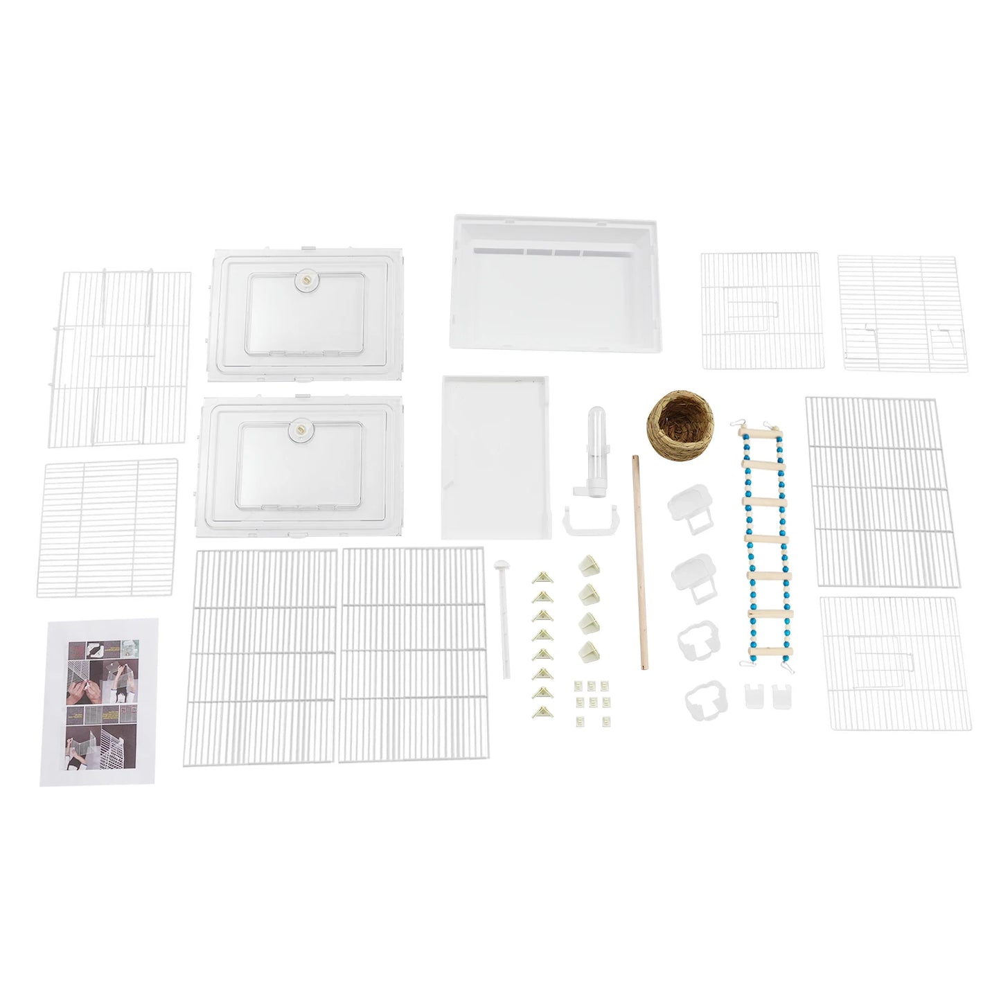 Freestanding Iron Bird Cage House for Living Rooms Balconies